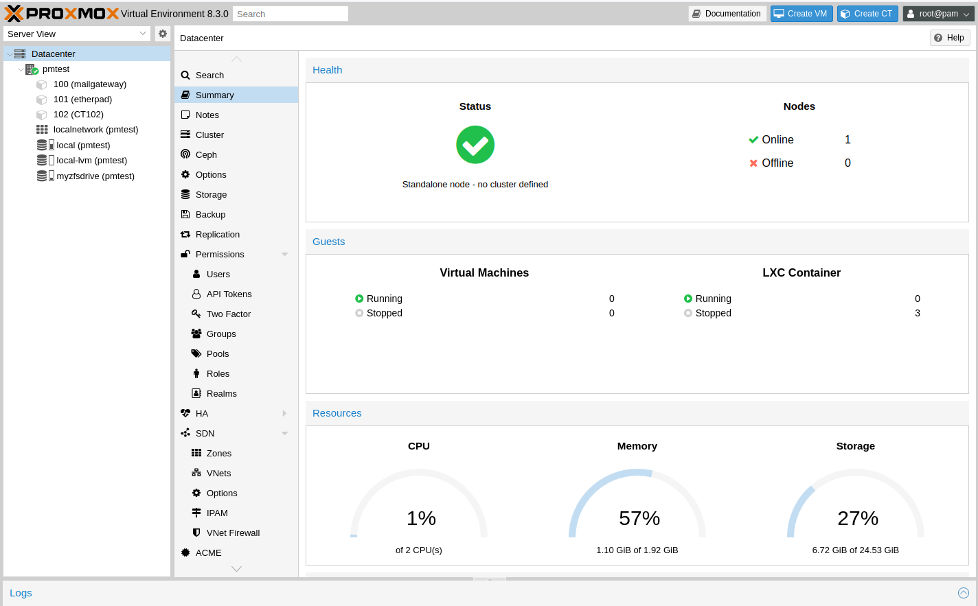 Proxmox Virtual Environment